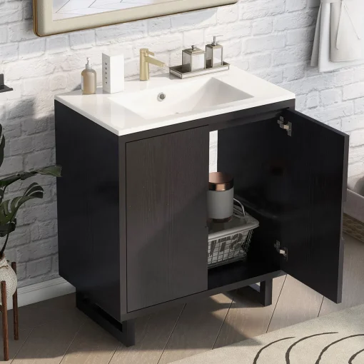 REIKA Wastafel Cabinet 2 Pintu Plywood Minimalis