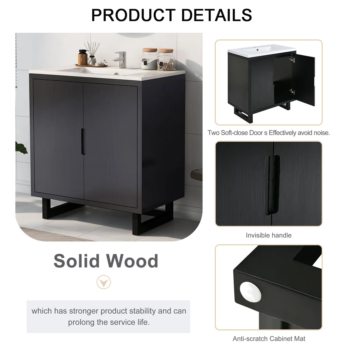 Reika Wastafel Cabinet 2 Pintu Plywood Minimalis3