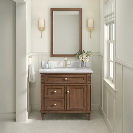 ROKKA Wastafel Kabinet Kayu Jati Minimalis Modern