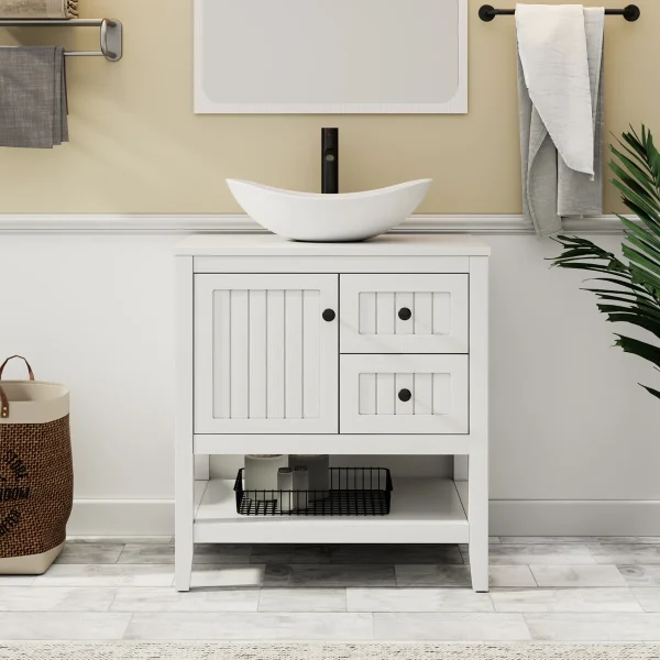 Sara Wastafel Cabinet Cat Duco Desain Minimalis