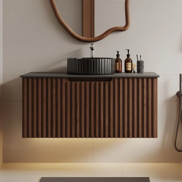 Selen Wastafel Cabinat Laci Plywood Minimalis