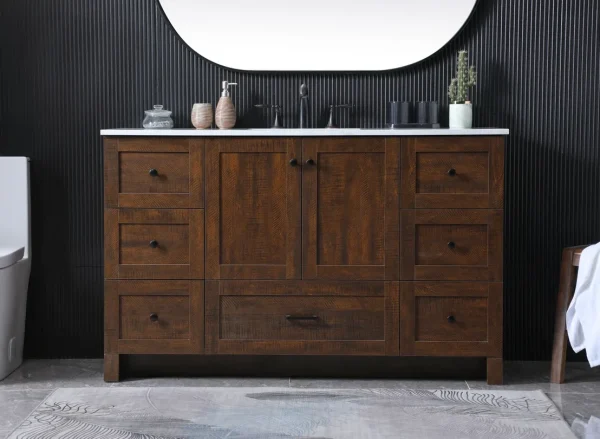 Soma Wastafel Cabinet Drawer Laci Kayu Jati Minimalis