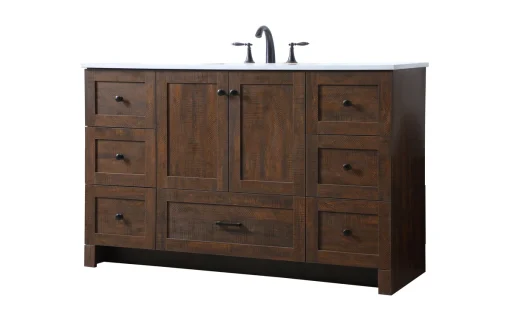 SOMA Wastafel Cabinet Drawer Laci Kayu Jati Minimalis