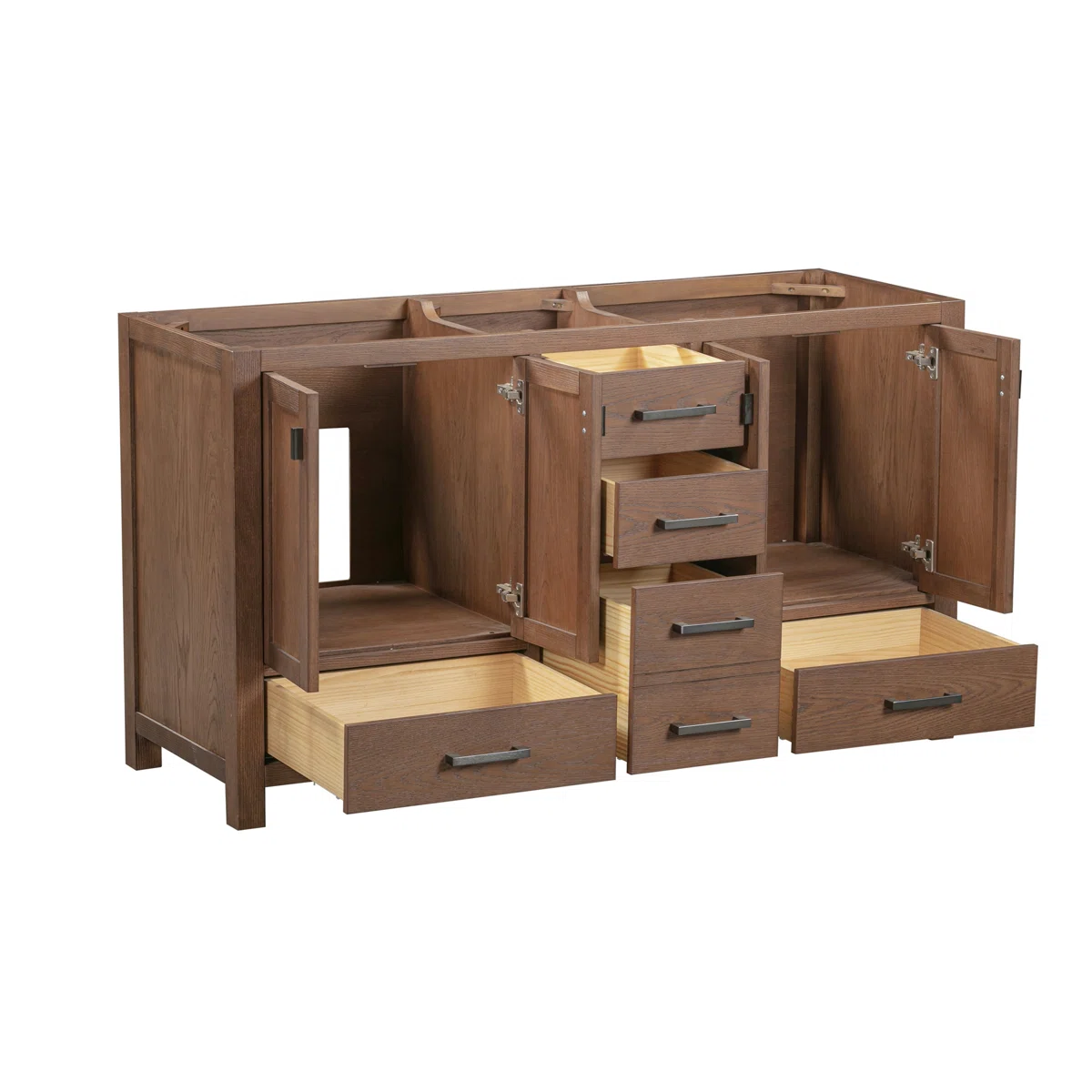 Sora Wastafel Cabinet Desain Minimalis Kayu Jati Solid1