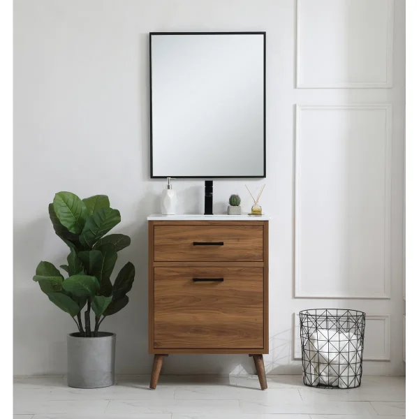 Stefan Wastafel Kabinet Kaki Retro Kayu Jati Minimalis