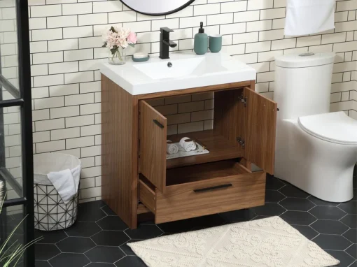 TARKA Wastafel Cabinet 2 Pintu Laci Desain Minimalis