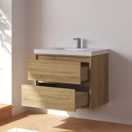 TORA Wastafel Kabinet Laci Bahan Plywood Minimalis