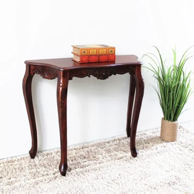 Arnika Meja Konsol Klasik Ukiran Kayu Jati Modern