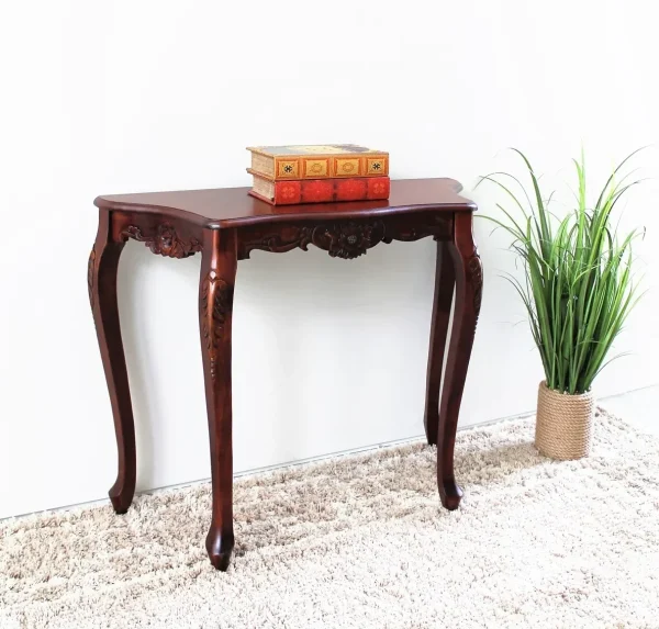 Arnika Meja Konsol Klasik Ukiran Kayu Jati Modern