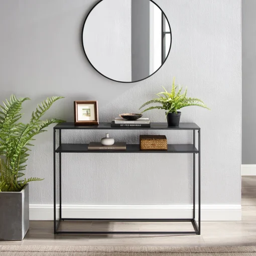 AXTON Meja Konsol Rangka Besi Holo Minimalis Modern