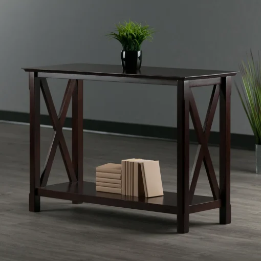 ALTER Meja Konsol Minimalis Modern Kayu Jati Jepara