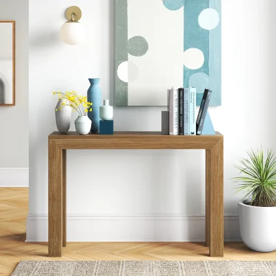 Balona Meja Konsol Kayu Jati Model Minimalis