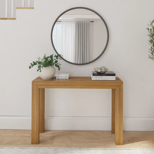 BALONA Meja Konsol Kayu Jati Model Minimalis Modern