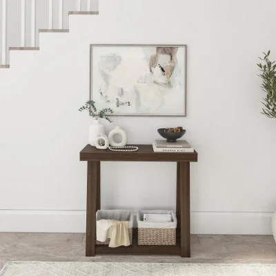 Bazna Meja Konsol Kayu Jati Minimalis Modern