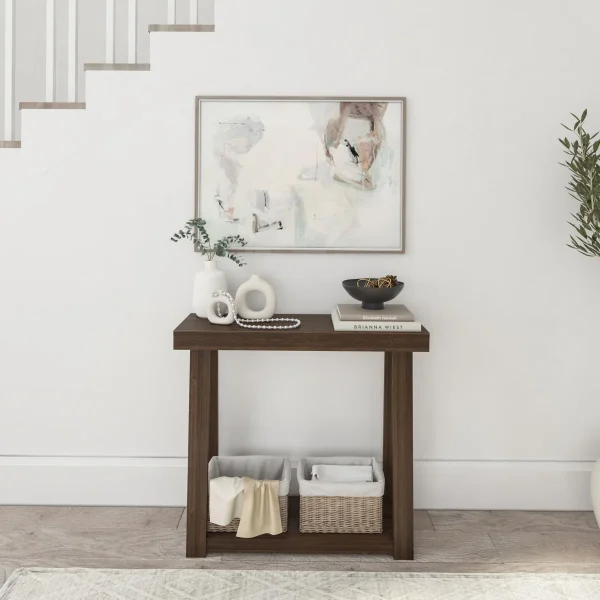 Bazna Meja Konsol Kayu Jati Minimalis Modern