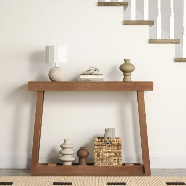 Camhon Meja Konsol Kayu Jati Minimalis Modern