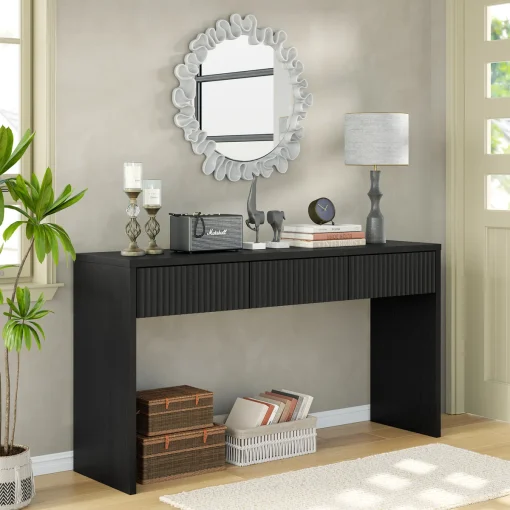 HANNA Meja Konsol Plywood Motif Minimalis Terbaru