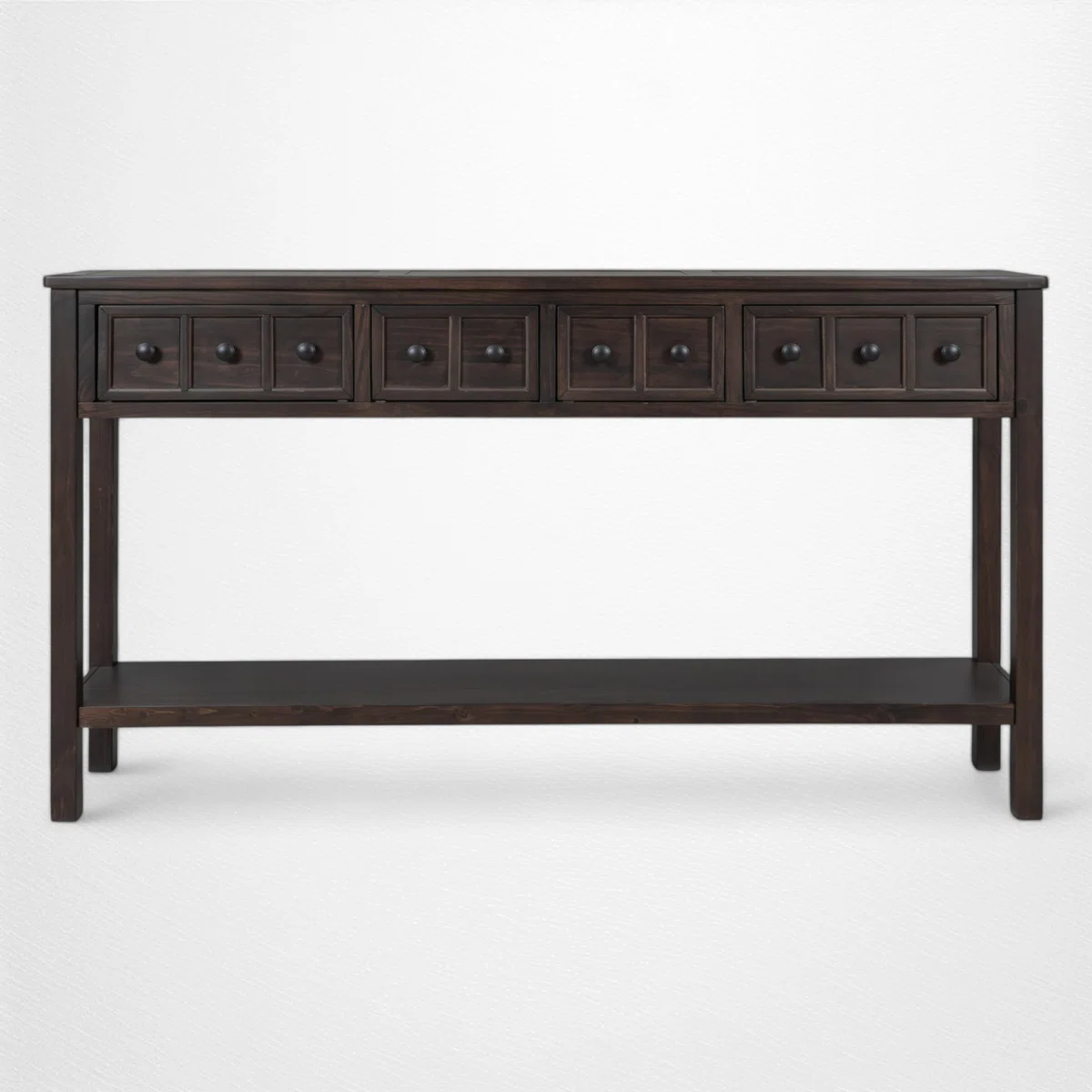 Kenan Meja Konsol Laci Kayu Jati Solid Minimalis3