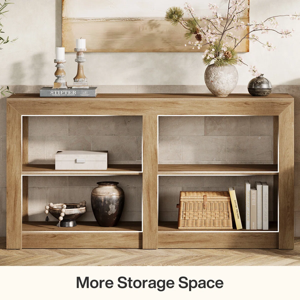 Kenedy Meja Konsol Multifungsi Kayu Jati Minimalis4