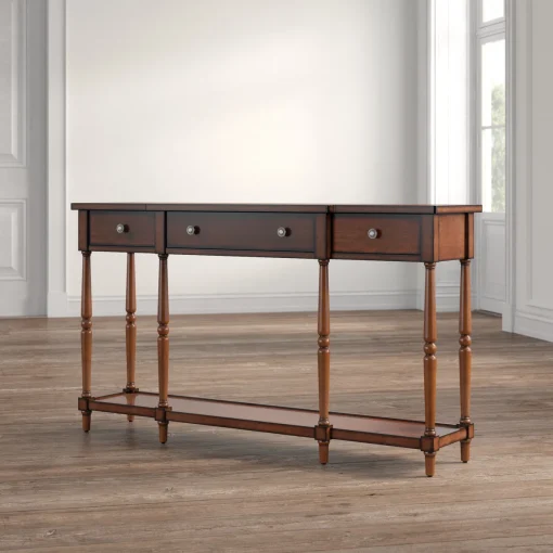 NEMO Meja Konsol Laci Klasik Modern Kayu Jati