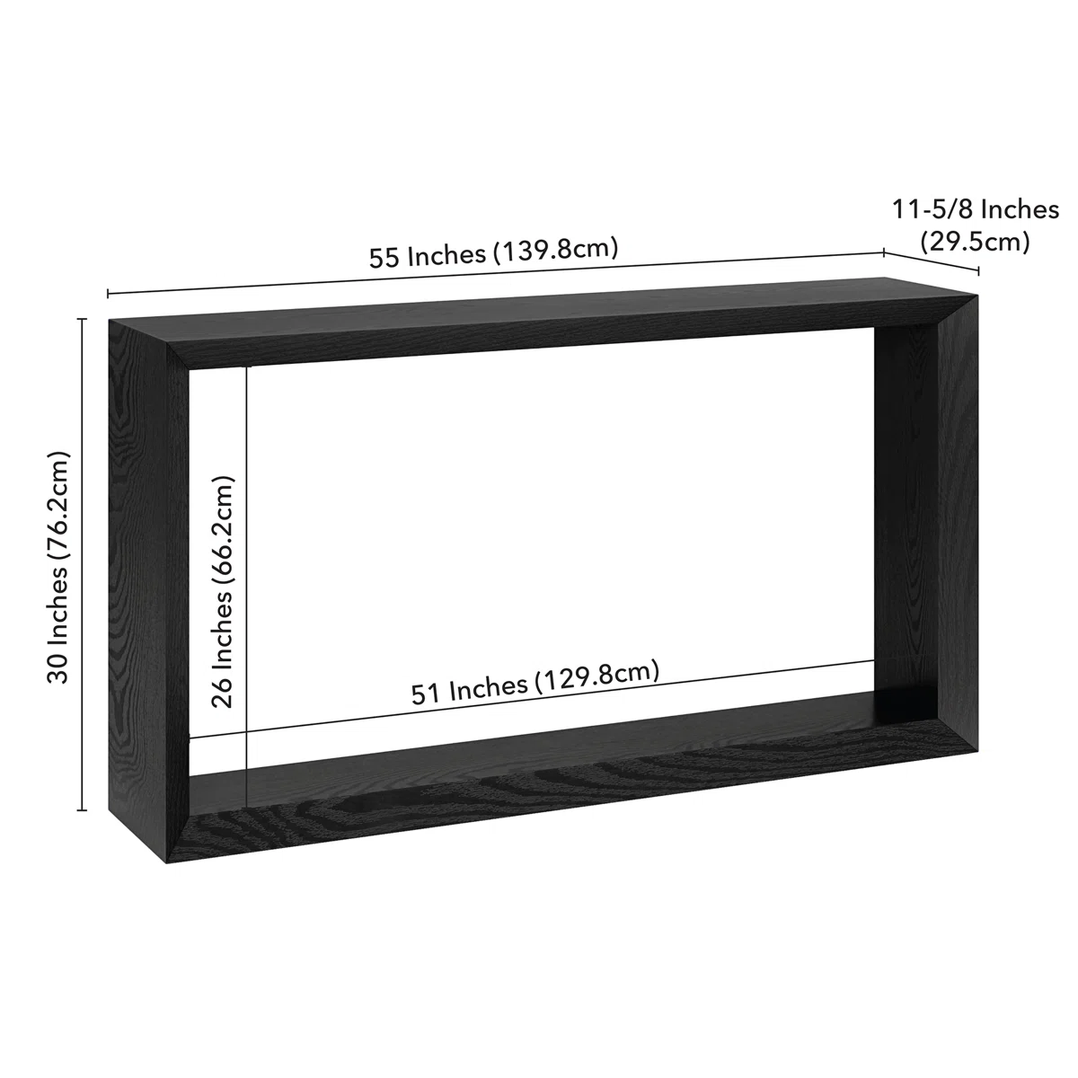 Osman Meja Konsol Plywood Minimalis Modern4