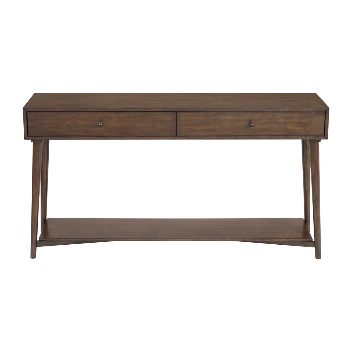 Tamaria Meja Konsol Retro Laci Kayu Jati Minimalis2