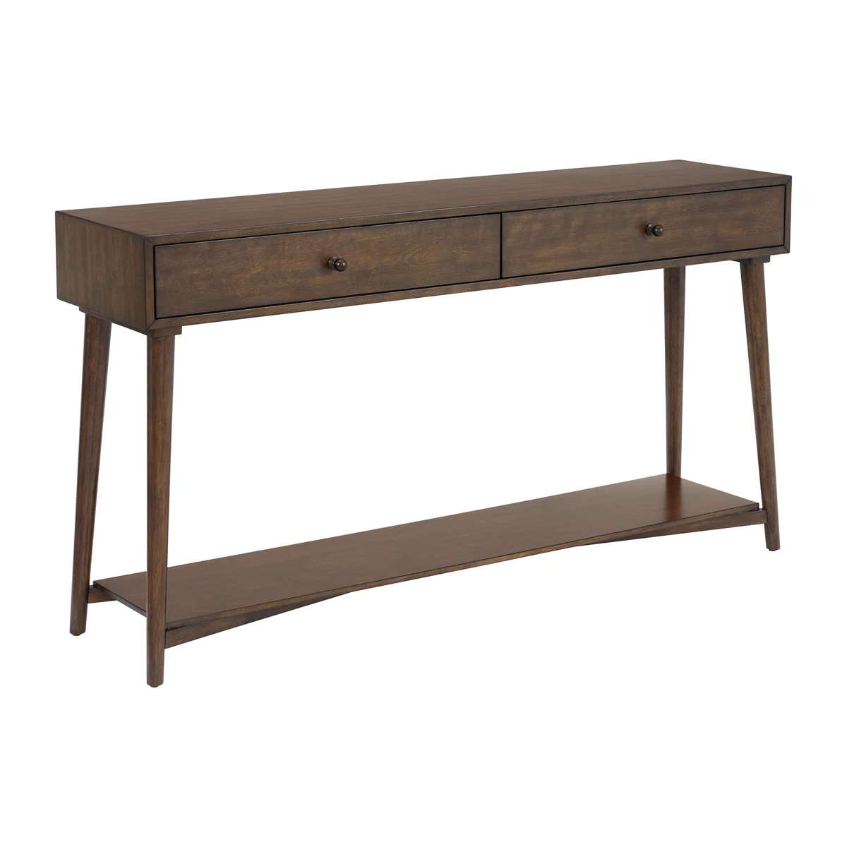 Tamaria Meja Konsol Retro Laci Kayu Jati Minimalis3