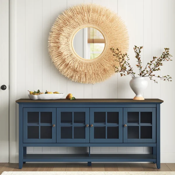 Alan Lemari Kabinet 4 Pintu Cat Duco