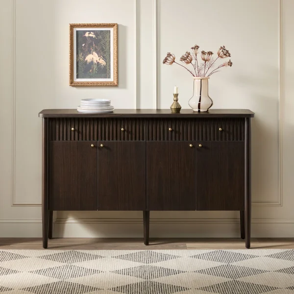 Aleric Lemari Kabinet Desain Unik Kayu Jati