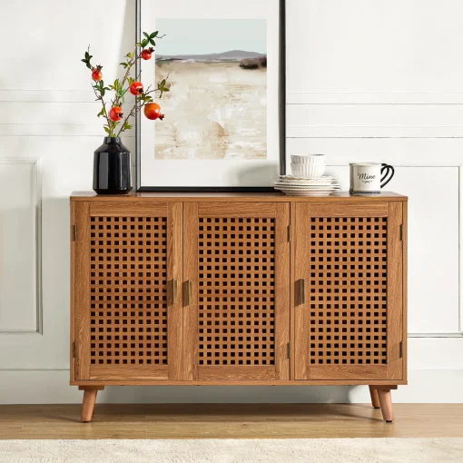 AUDI Lemari Kabinet Retro Kayu Jati Minimalis Modern