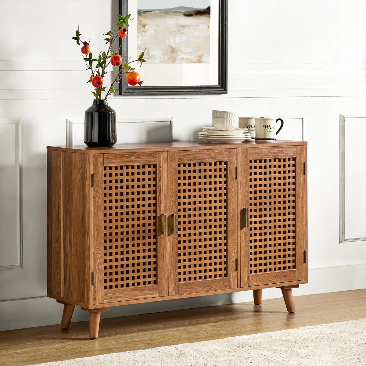 Audi Lemari Kabinet Retro Kayu Jati Minimalis1