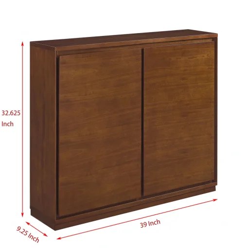 AVIN Lemari Kabinet 2 Pintu Kayu Jati Minimalis Modern