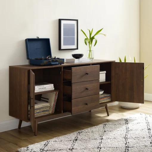 BALOY Lemari Kabinet Multifungsi Retro Kayu Jati Modern