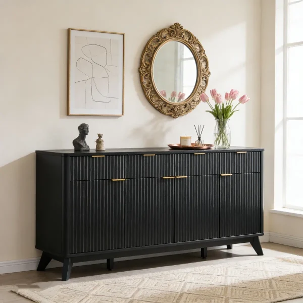 Celva Credenza Cabinet Serbaguna Cat Duco Minimalis