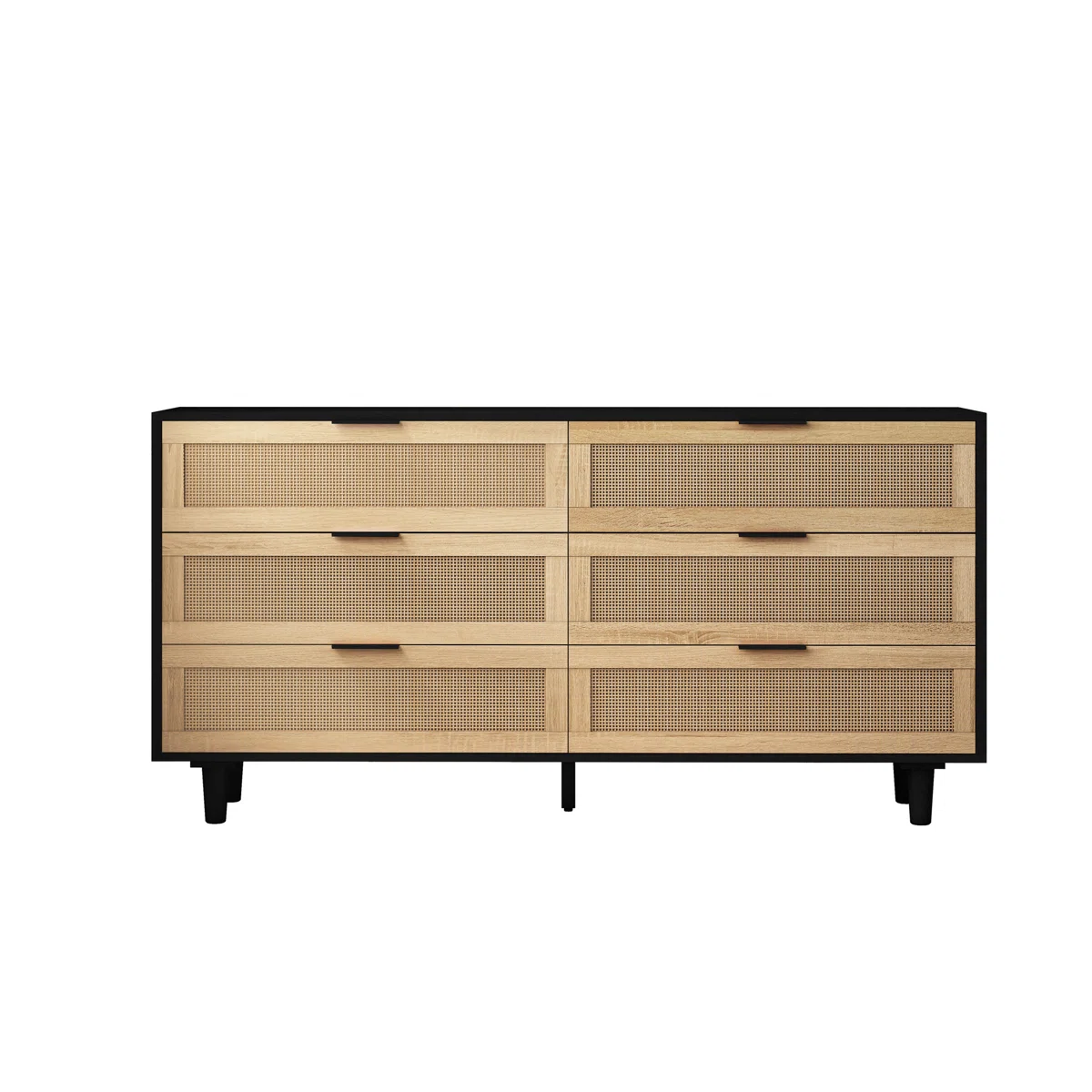 Clea Lemari Kabinet Laci 6 Rotan Plywood Tacosheet2