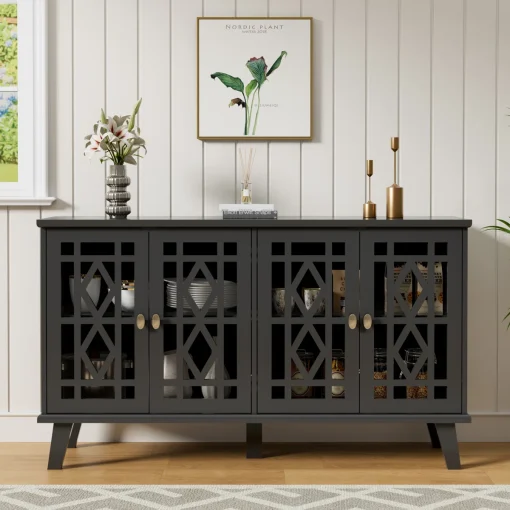 DARKA Lemari Kabinet Desain Unik Cat Duco Minimalis