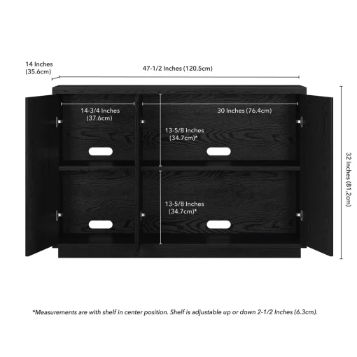 DERA Lemari Kabinet Plywood Tacosheet Hitam Minimalis
