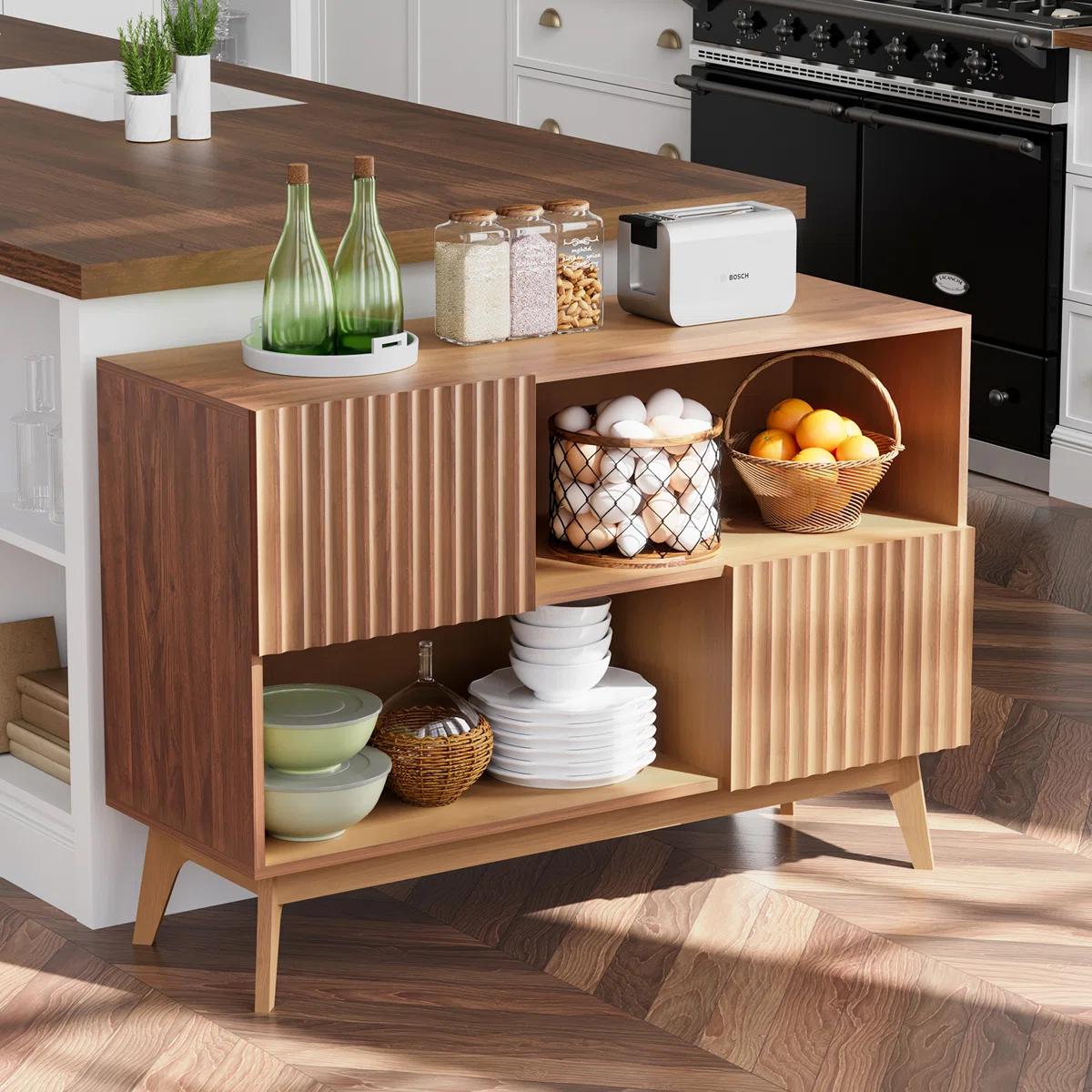 Devon Lemari Kabinet Retro Kayu Jati Minimalis2