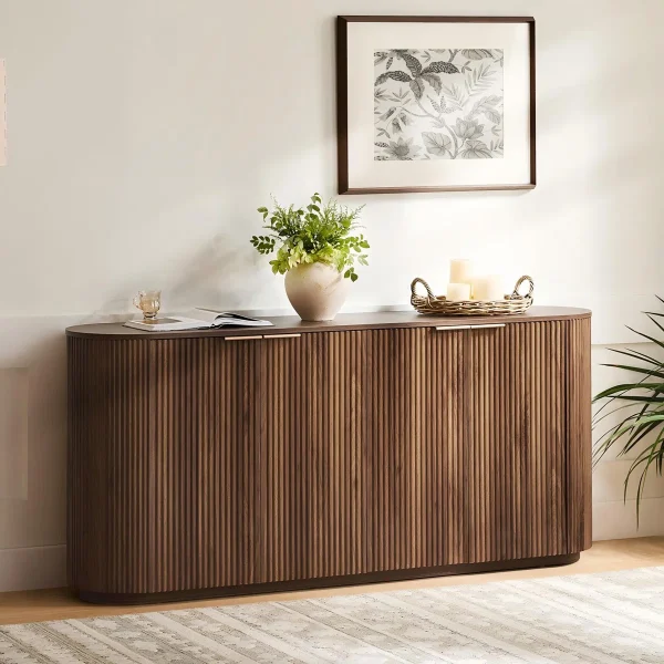 Ebona Lemari Kabinet 4 Pintu Unik Minimalis