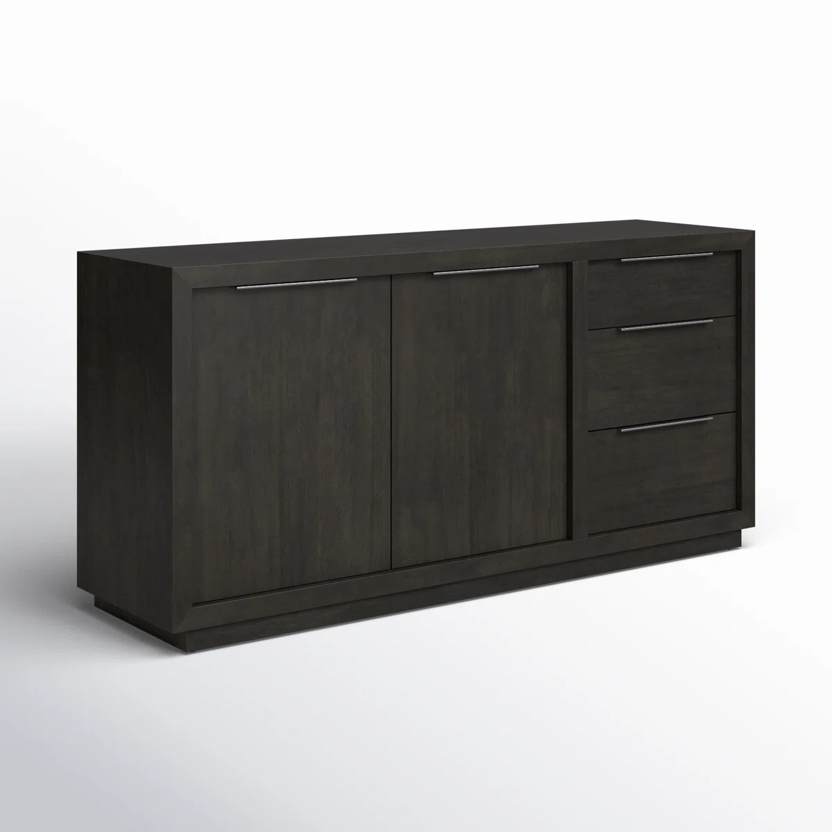Elka Lemari Kabinet Plywood Tacosheet Hitam Minimalis1