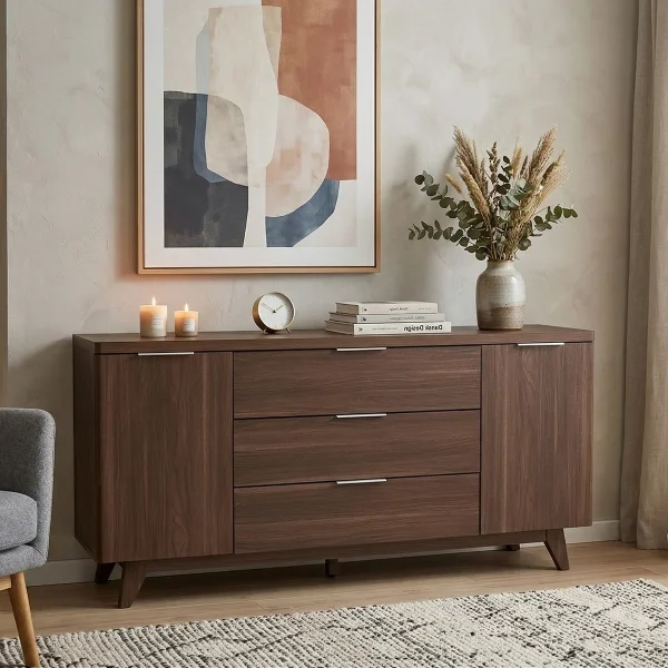 Ereco Bufet Credenza Scandianvian Kayu Jati