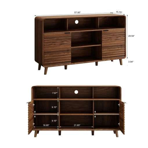 GANA Lemari Kabinet Retro Kayu Jati Minimalis Terbaru