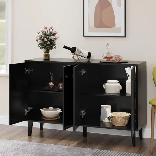 GANI Lemari Kabinet Plywood Tacosheet Hitam Serat