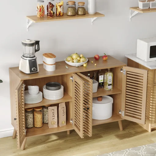 GARAGA Lemari Kabinet Model Unik Retro Kayu Jati
