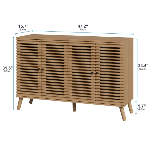 GARAGA Lemari Kabinet Model Unik Retro Kayu Jati