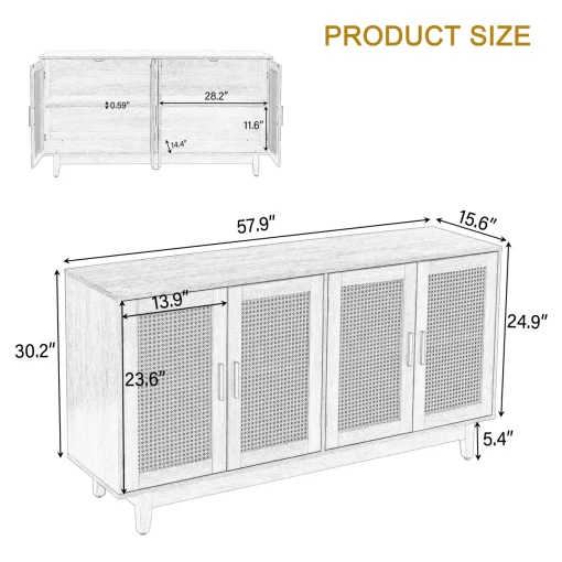 GRACIE Lemari Kabinet Plywood Tacosheet Minimalis