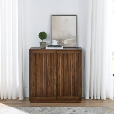 Haki Lemari Kabient 2 Pintu Sliding Kayu Jati