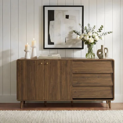 Hatta Lemari Kabinet Multifungsi Retro Kayu Jati