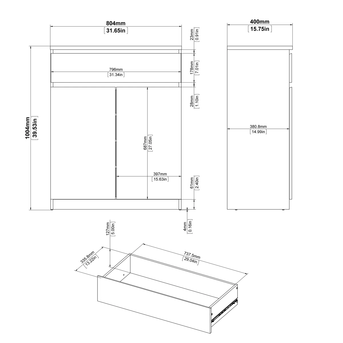 Jada Kabinet Laci Pintu Plywood Oak Tacosheet4