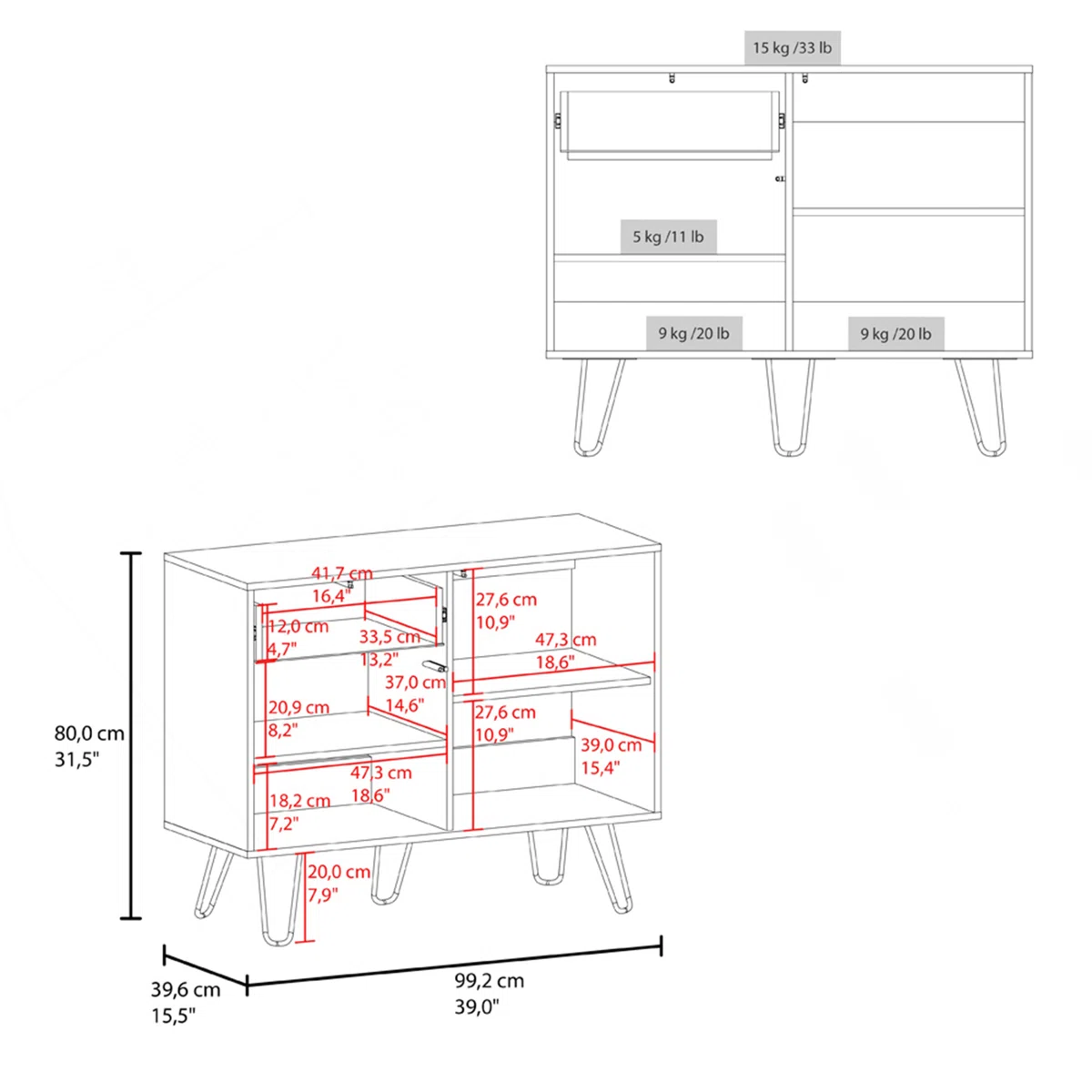 Latani Credenza Cabinet Plywood Tacosheet Minimalis3